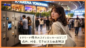 Kアリーナ横浜のコインロッカーはどこ？場所、料金、空き状況を徹底解説